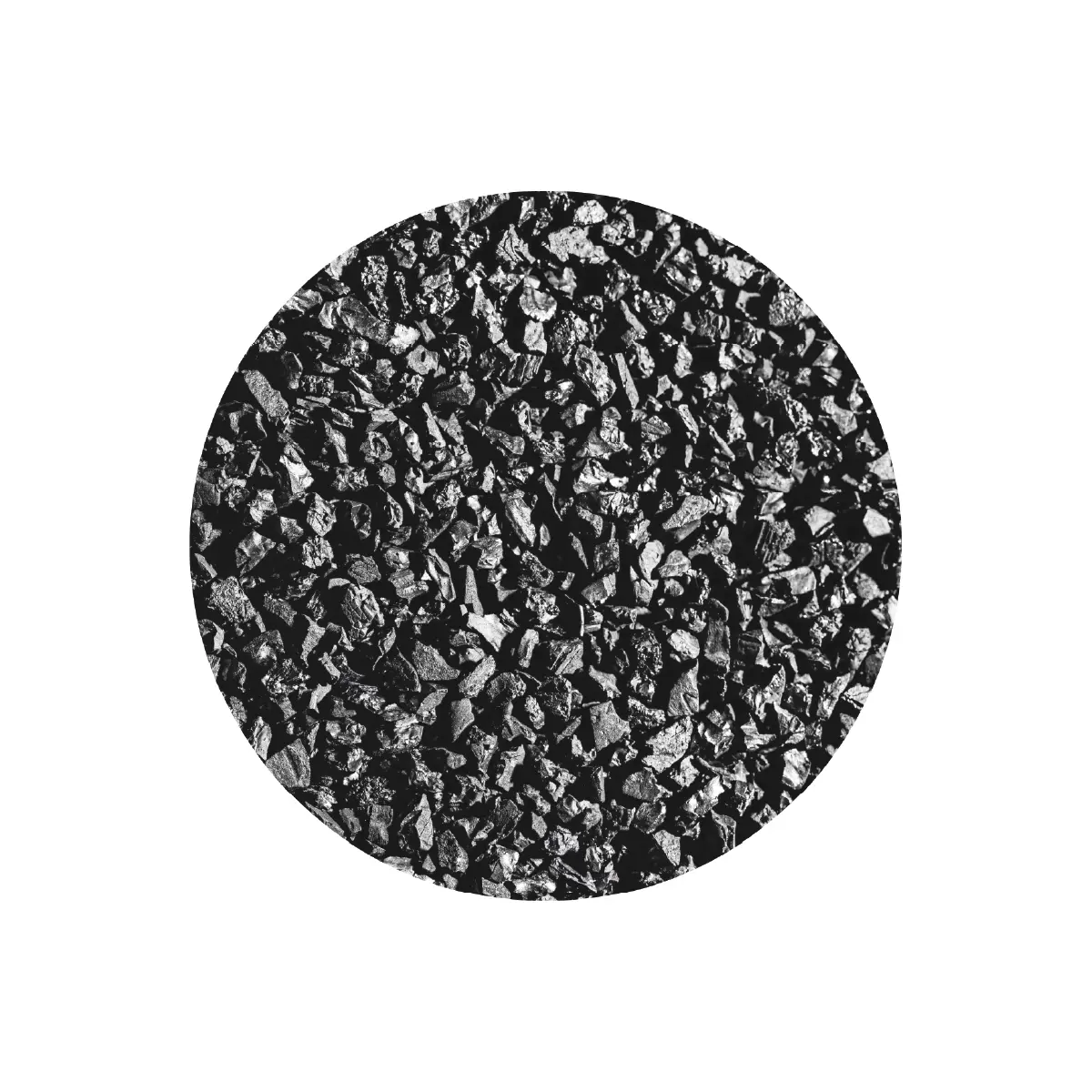 Charbon actif alimentaire de filtration de l'eau pour viviers et aquariums